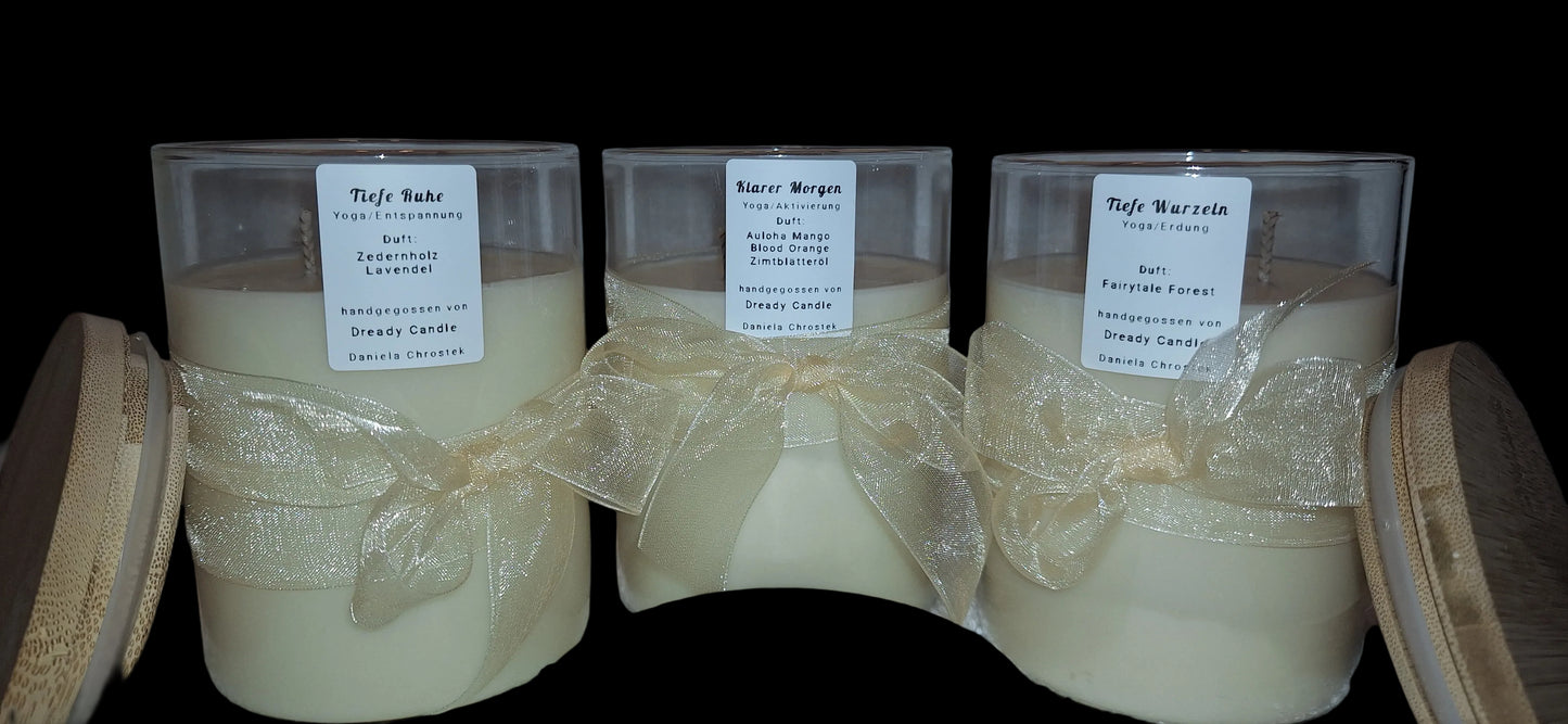 🌿 Tiefe Wurzeln
Yoga-Kerze – Erdung