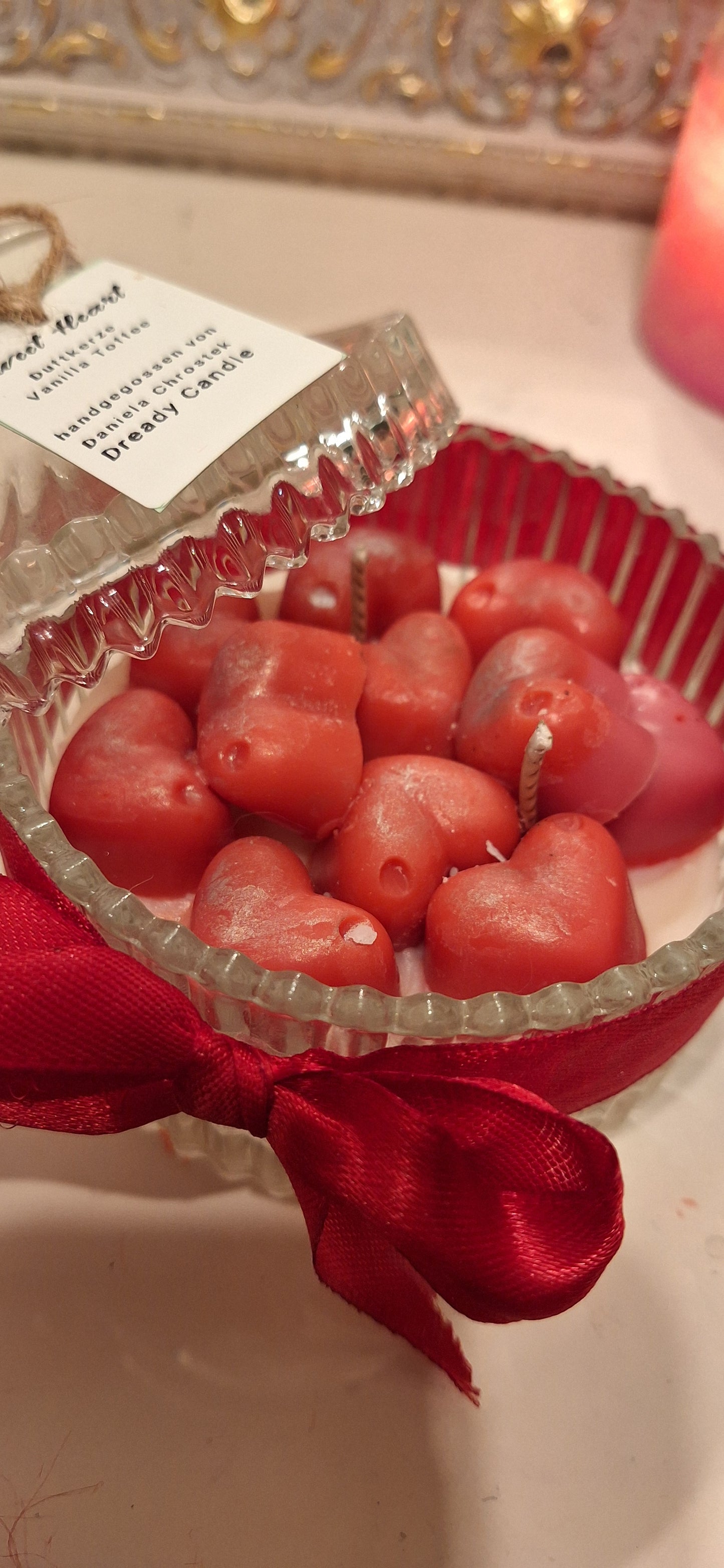 Sweet Love – Duftkerze in Glas-Zuckerdose |