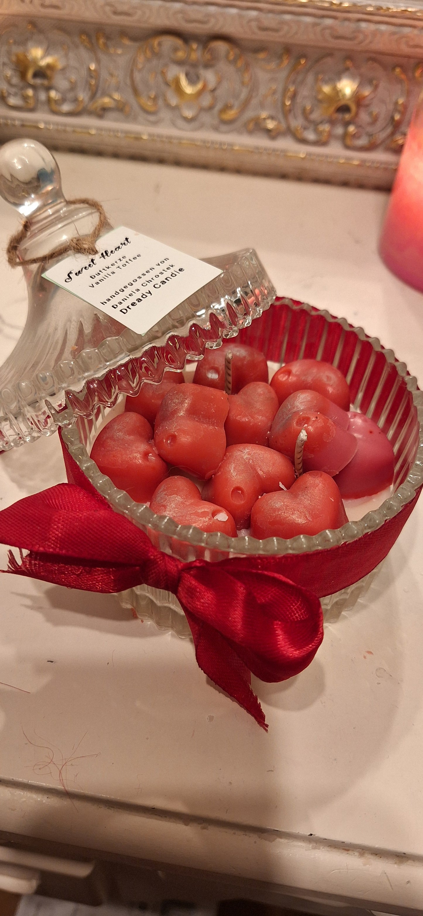 Sweet Love – Duftkerze in Glas-Zuckerdose |