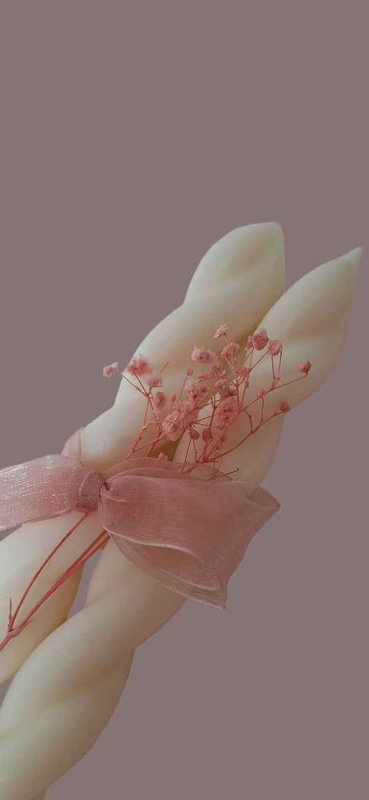 Cream Whirl – Stabkerzen Set (2 Stück)